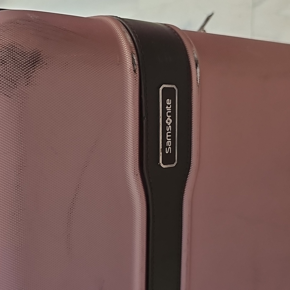 Samsonite Pink Hardshell Medium Luggage - Picture 7 of 15
